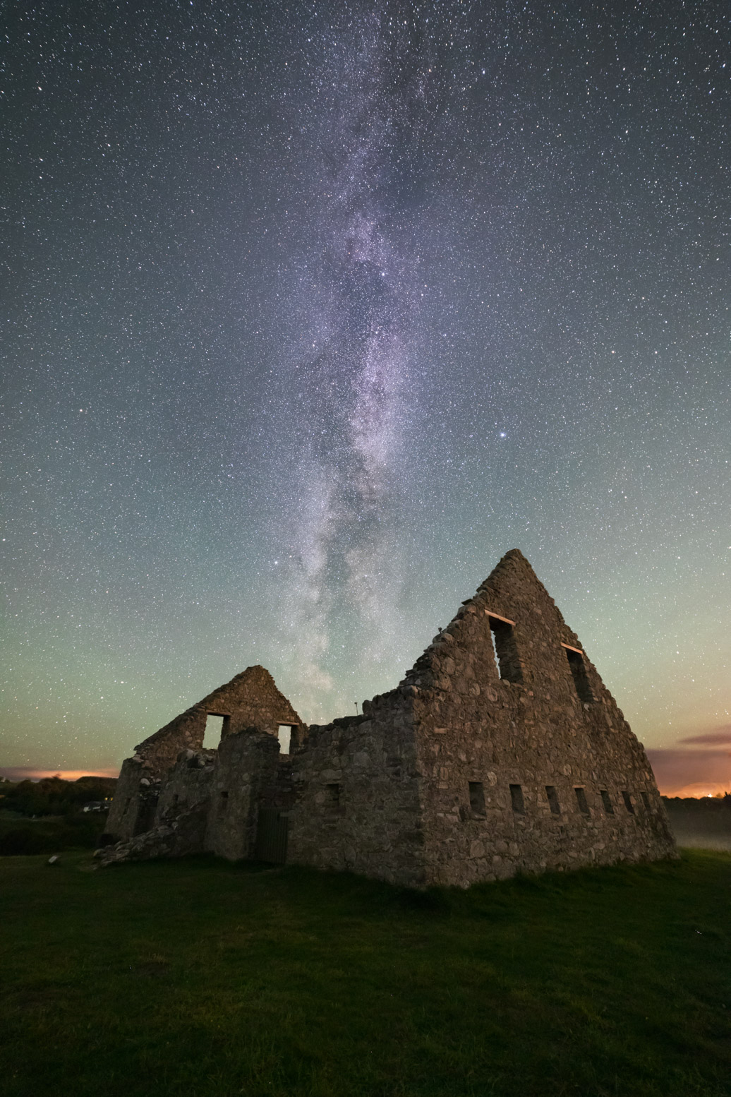 A favourite from a lovely night spent photographing the Milky Way at Ruthven Barracks in the Cairngorms, in August 2022. This was taken late in the evening, around midnight, with the Milky way rising up as if smoke from a long disused chimmney. This hangs on my wall as one of my favourite photos.